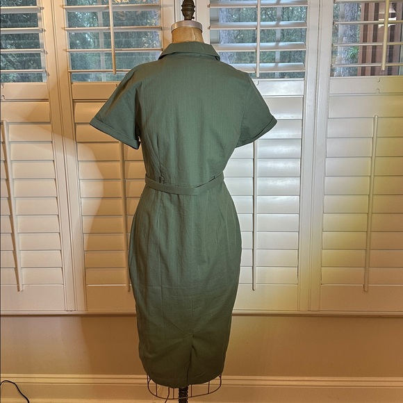 Collectif Vintage Classic Green Dress - Picture 3 of 6
